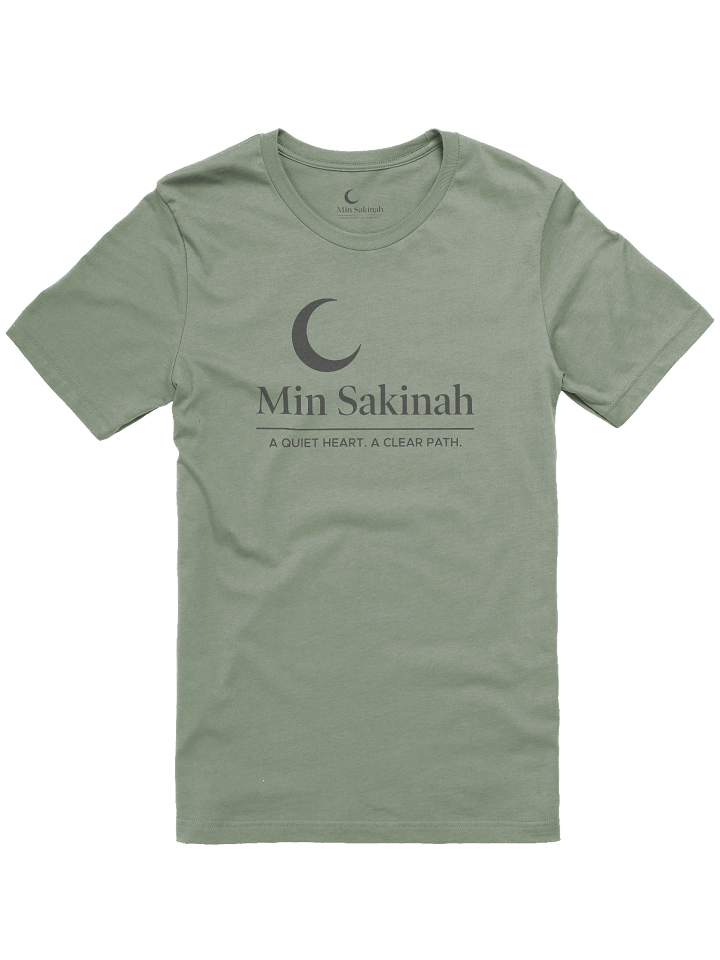 Min Sakinah Vision T-Shirt – Soft Black Print product image (13)