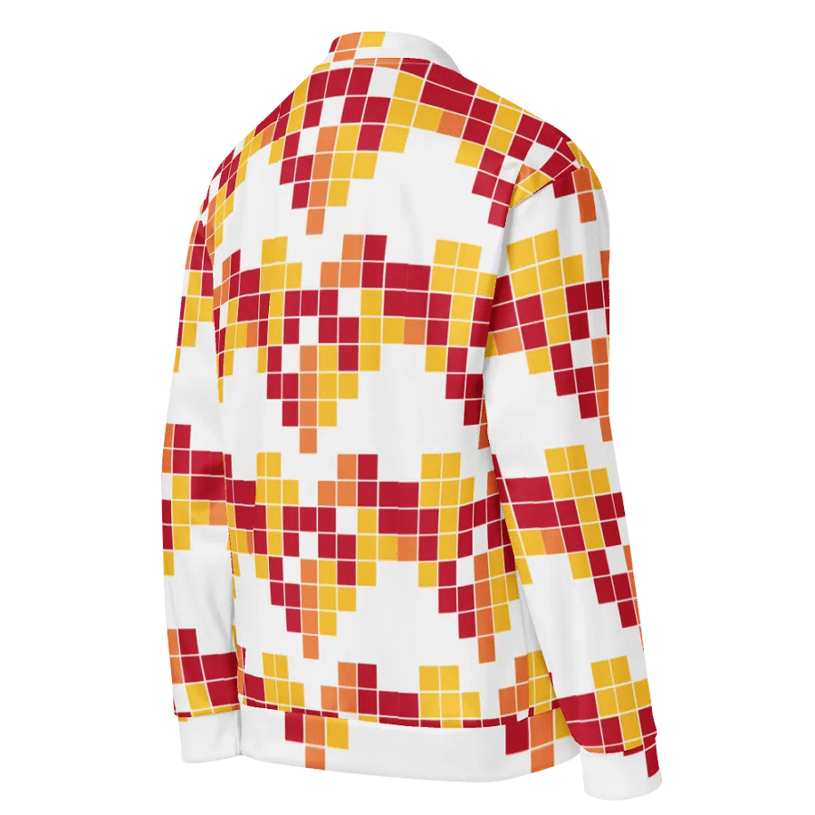 Symmetric Fusion All-Over Print Bomber Jacket product image (9)