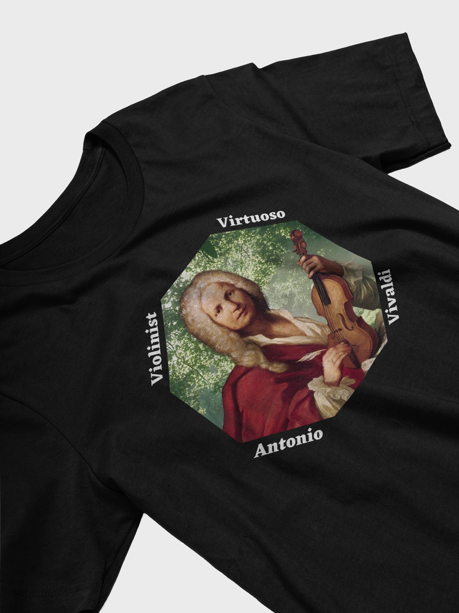 Antonio Vivaldi - Violinist Virtuoso | Dark T-Shirt product image (15)