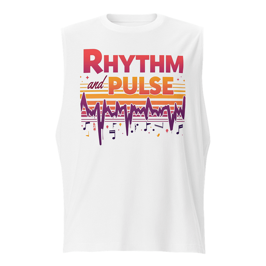 RHythm & PULSE Music Notes Muscle Tank product image (1)