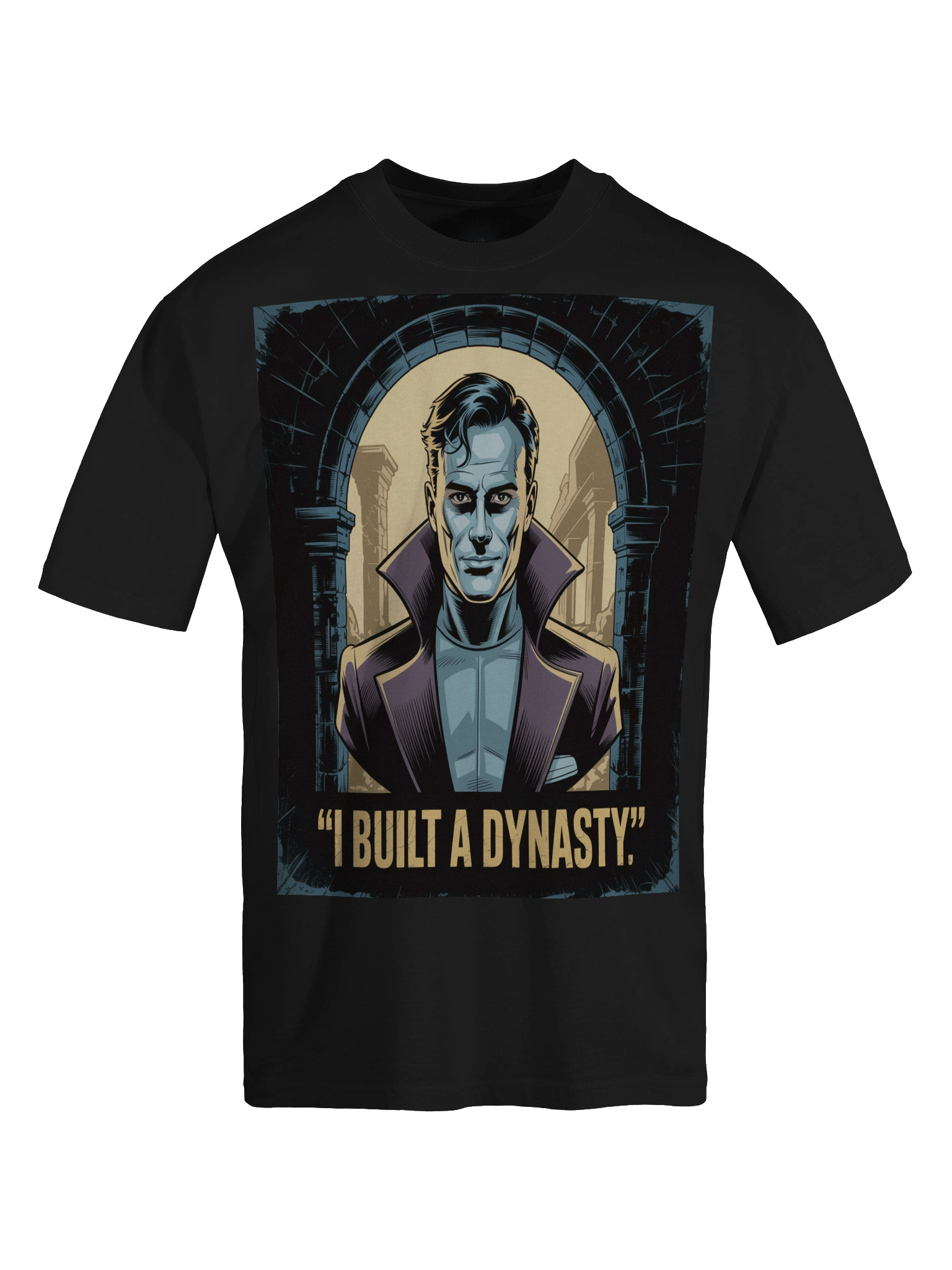 I Built a Dynasty: Ozymandias Inspired Oversized Faded T-Shirt product image (1)