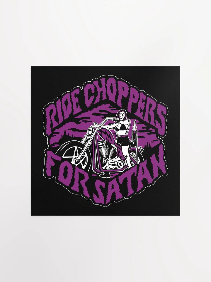 Ride Choppers For Satan Poster product image (2)