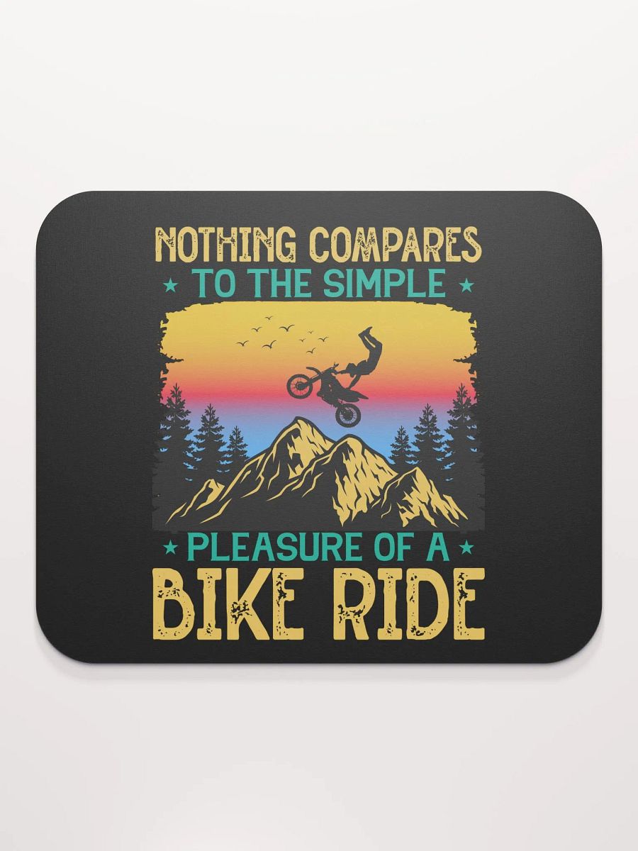 Simple Pleasure of a Bike Ride - Mountain Biking Mouse Pad product image (2)