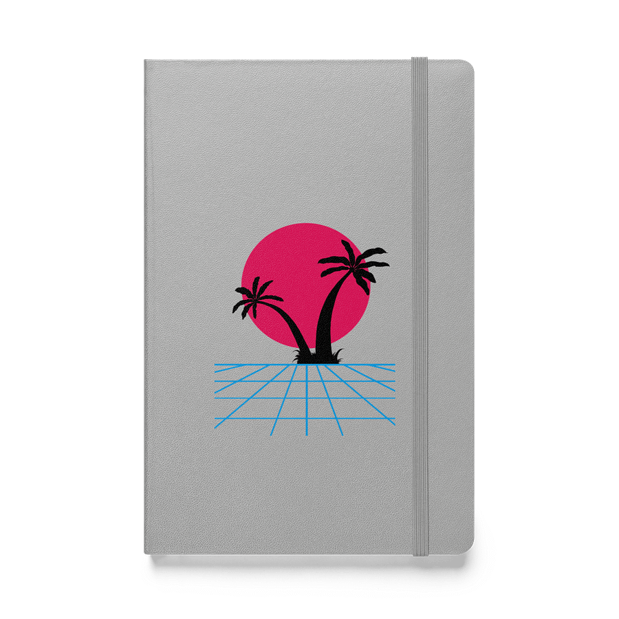 Retro Sunset Hardcover Notebook product image (1)