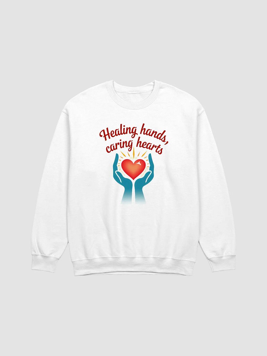 Healing Hands, Caring Hearts Crewneck Sweatshirt product image (2)