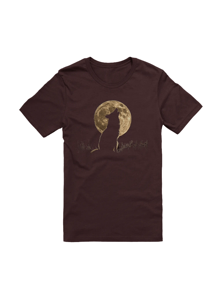 Howling at the Moon T-Shirt – Unisex Lunar & Wolf Spirit Tee product image (1)