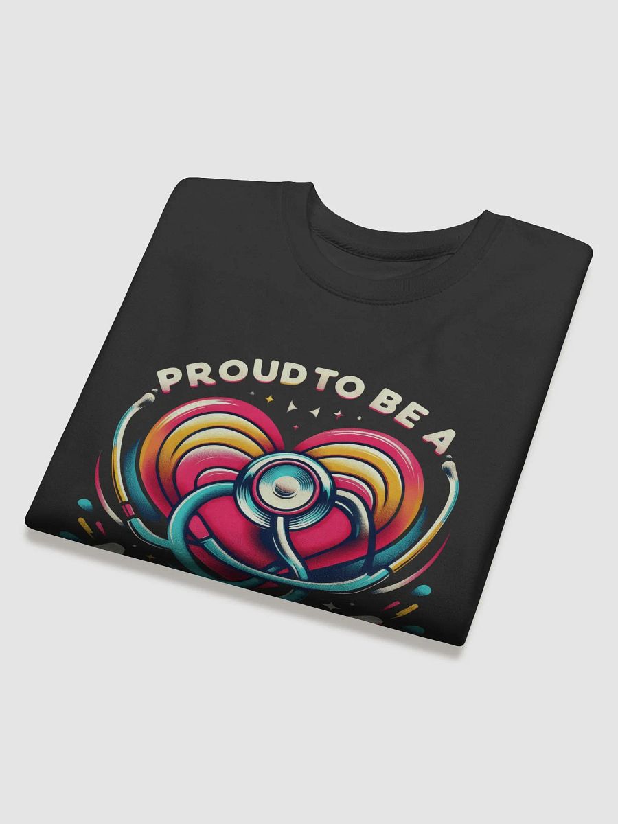Proud Nurse Heart Stethoscope Sweatshirt product image (24)