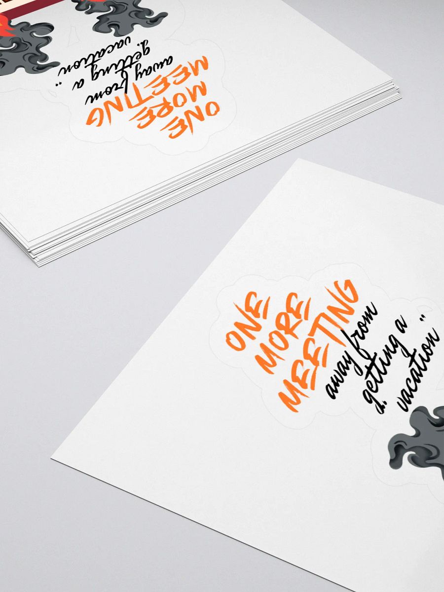 One More Meeting Sticker product image (13)