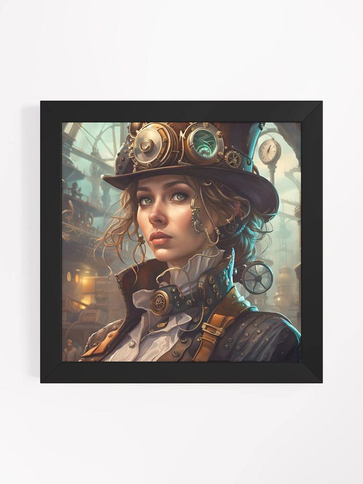 Framed Steampunk Female Poster product image (2)