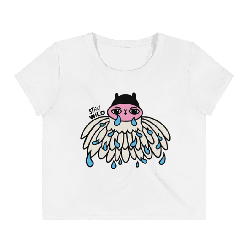 WLS Crop top with print 'Stay wild' product image (1)