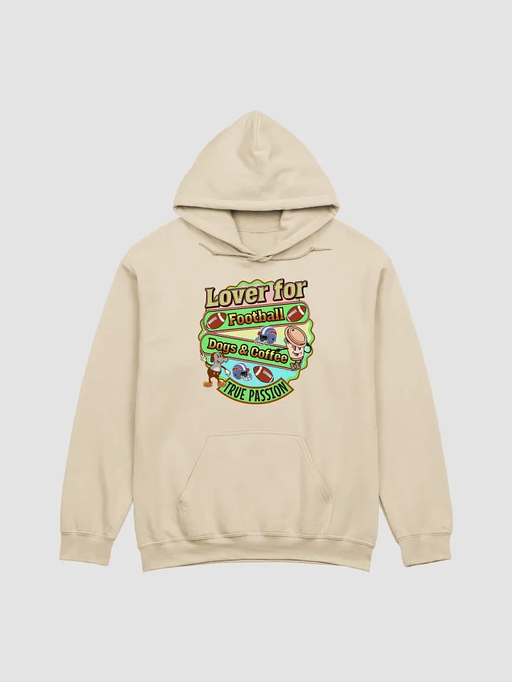 Lover For Dogs Coffee Football True Passion Classic Hoodie product image (19)