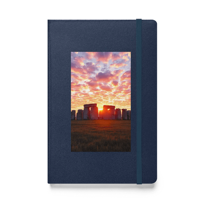 Stonehenge, Wiltshire, England HARDCOVER NOTEBOOK. product image (1)