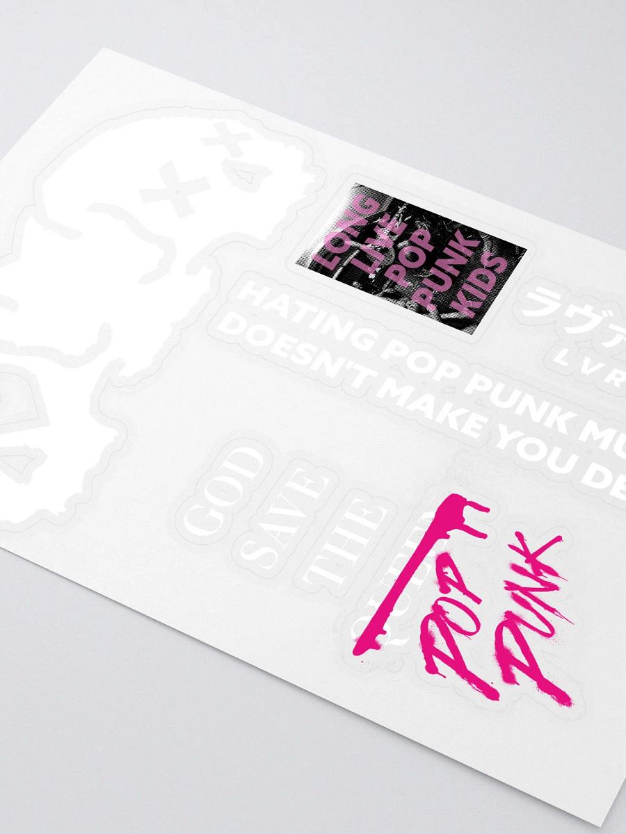 Pop Punk Attitude Sticker Sheet product image (2)