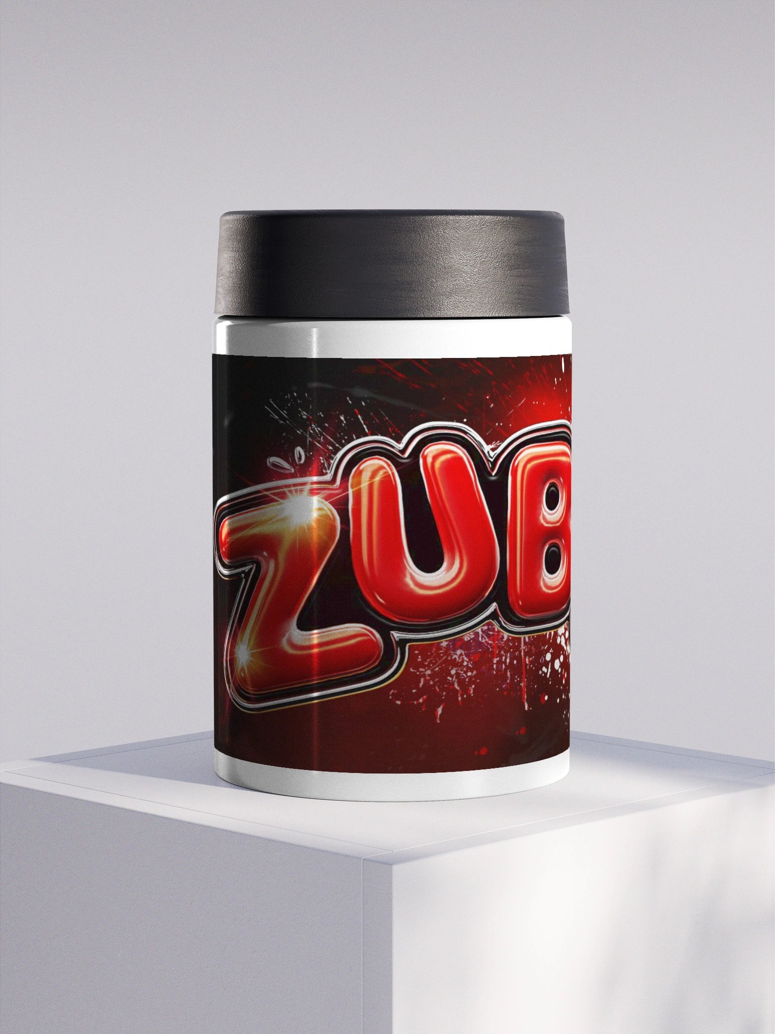 Zubstep Splatter Stainless Steel Koozie product image (1)