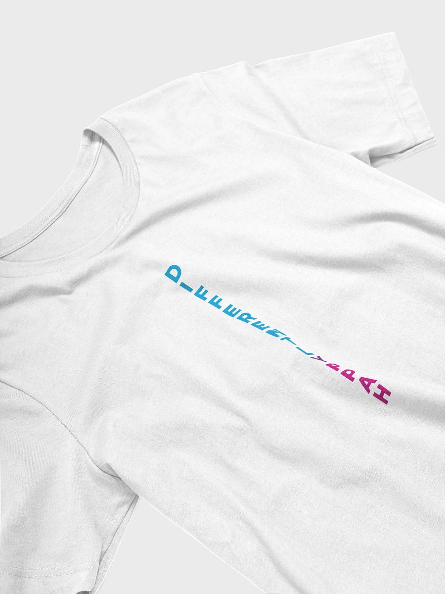 Differently Happy white T product image (3)