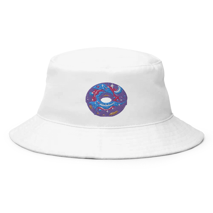 Space Donut Bucket Hat - White product image (1)