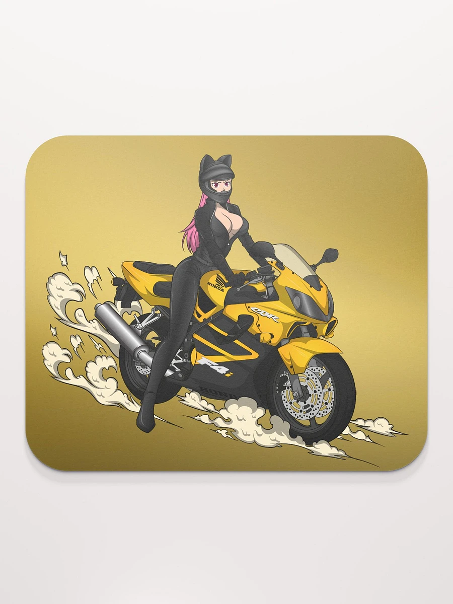 Biker Cat Girl Mousepad product image (2)