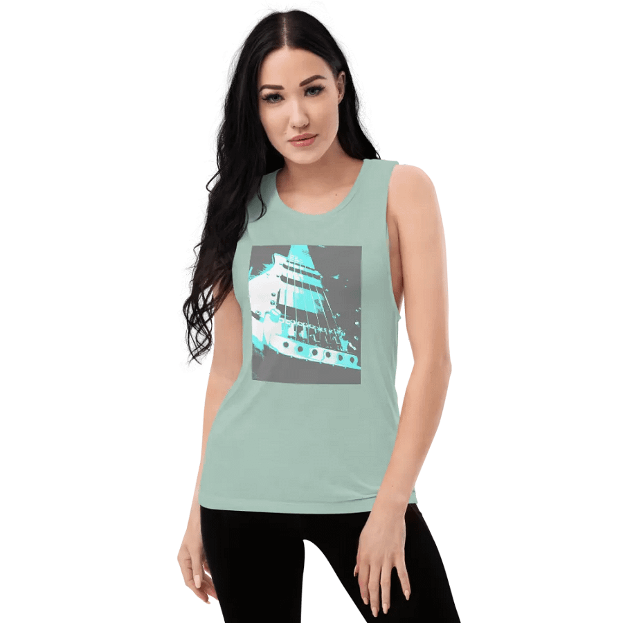 Blue Guitar Melody Muscle Tank product image (10)