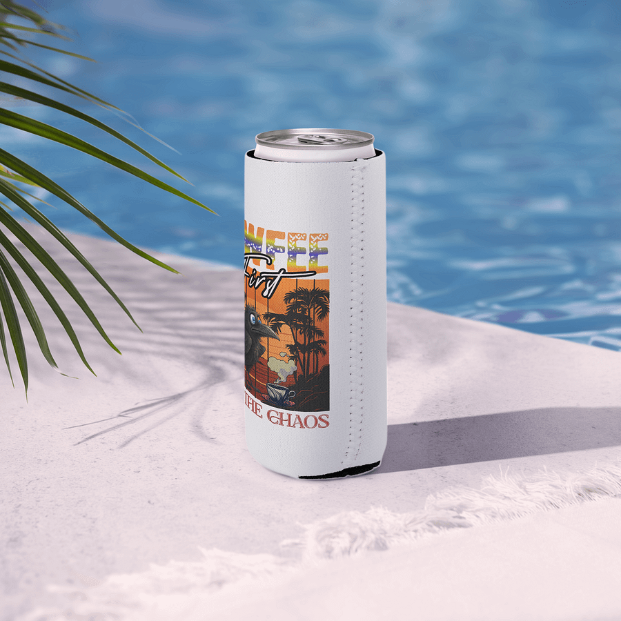 Cawfee First Then The Chaos Sunset Can Cooler product image (6)
