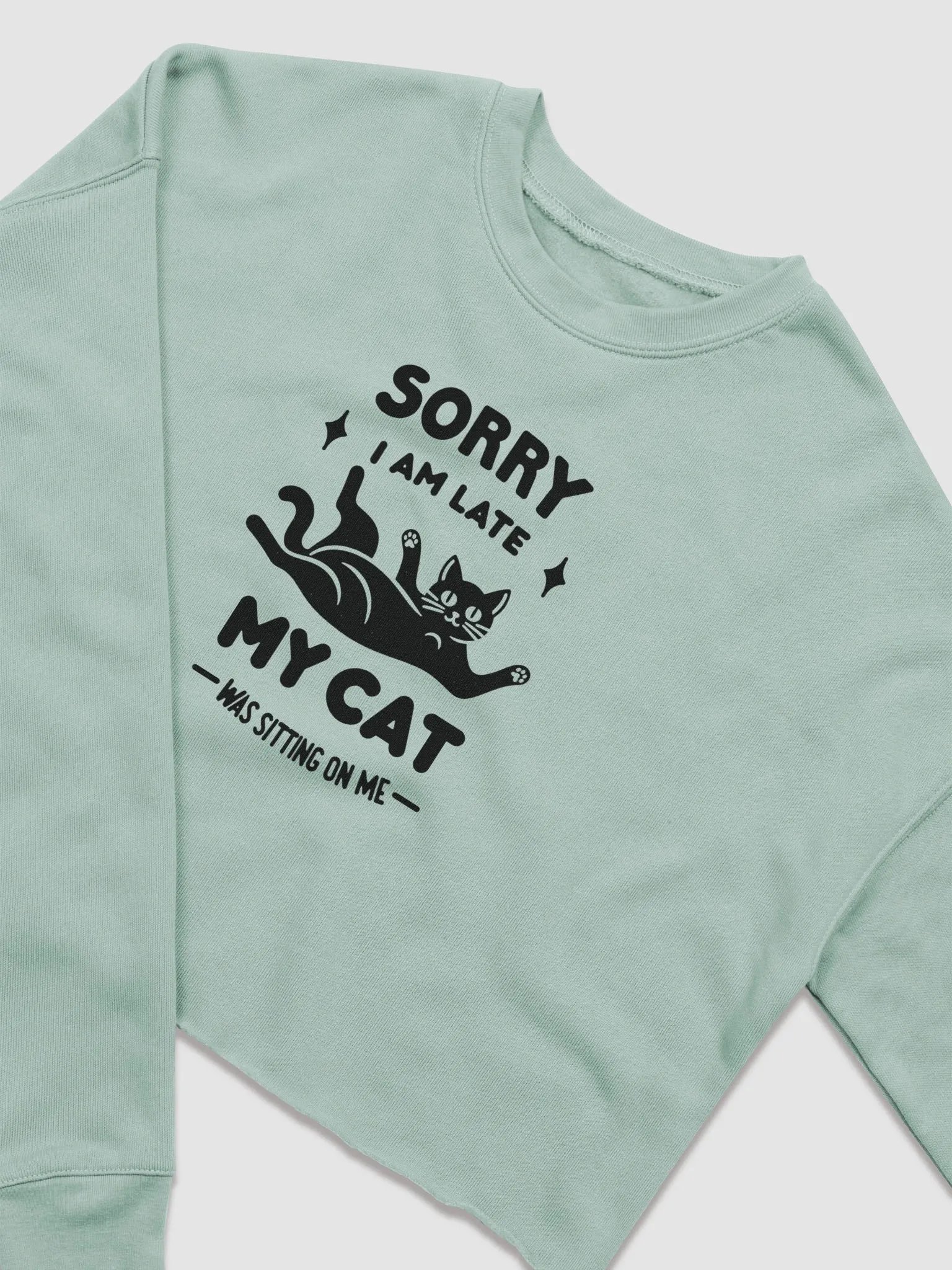 Playful Cat Apology Fleece Sweatshirt product image (15)