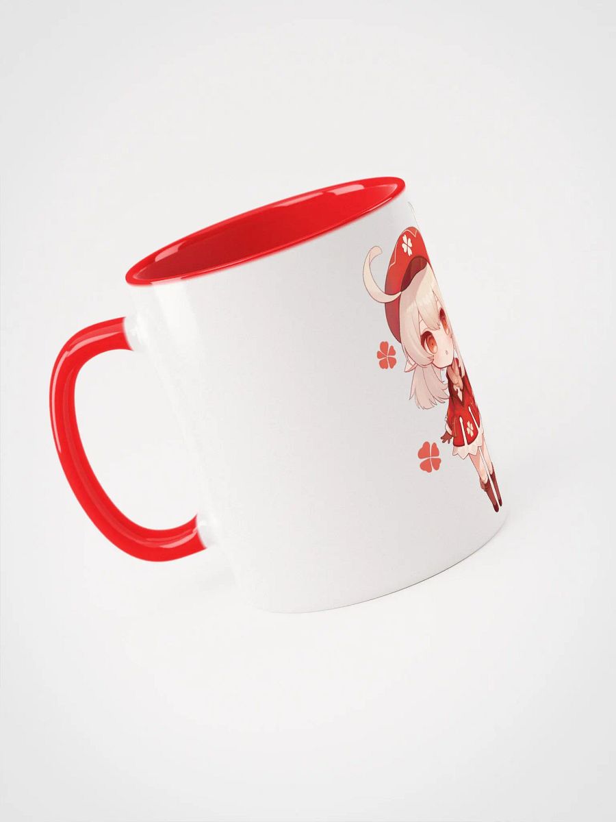 Klee Genshin Impact Ceramic Mug – Red Handle & Interior product image (4)