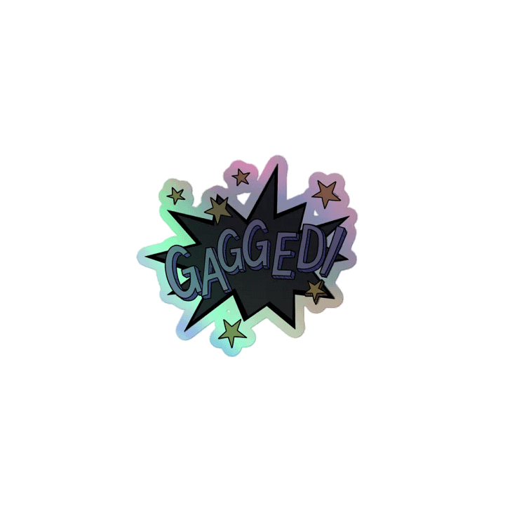 Holographic Gagged Sticker product image (1)