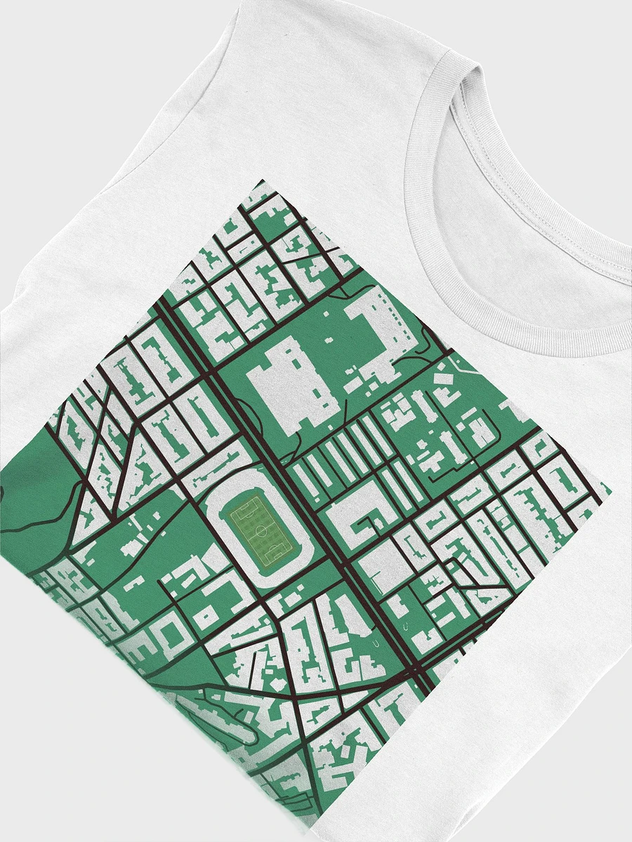 Panathinaikos Stadium Black Map Design T-Shirt product image (3)