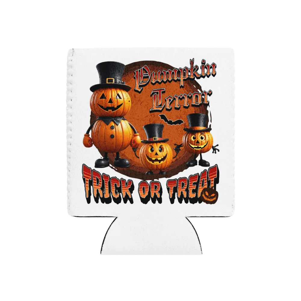 Pumpkin Terror Trick Or Treat Can Cooler product image (1)
