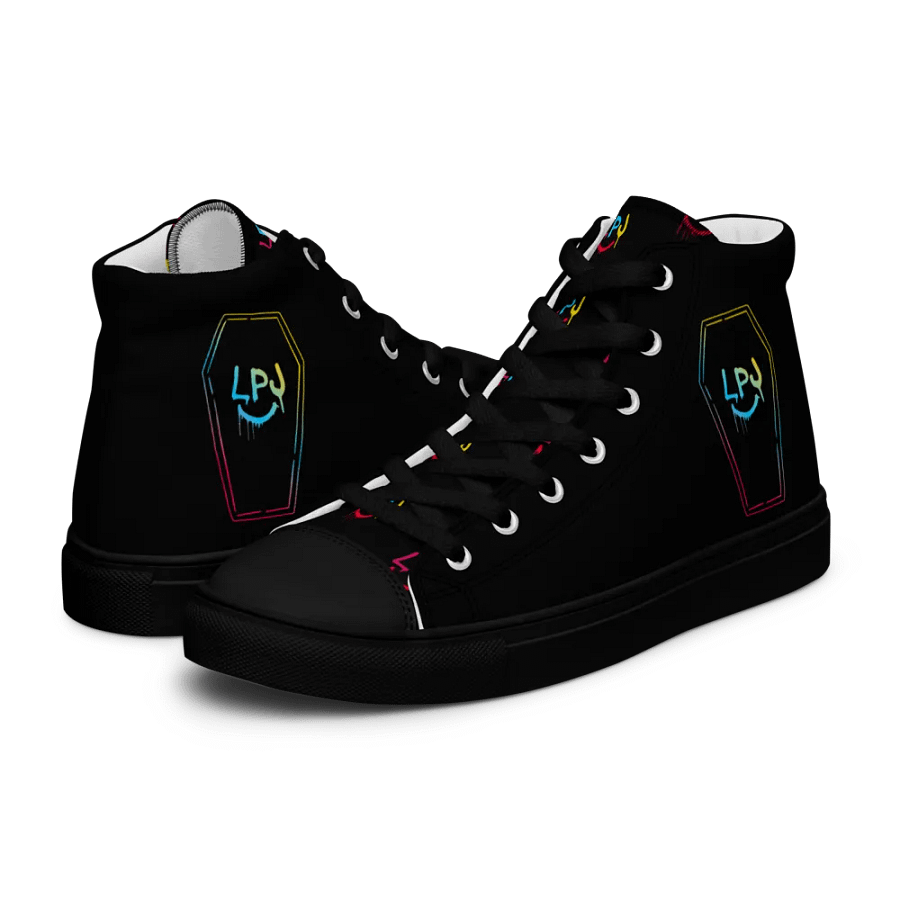LPJ Black Canvas Hi-Top Shoes product image (11)