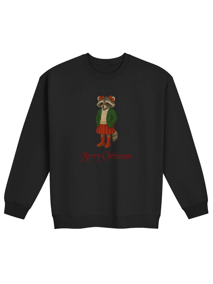 Live Like Gabi's Signature Christmas Raccoon Crewneck Sweatshirt product image (1)