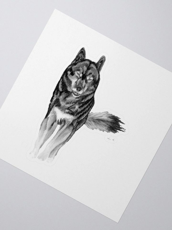 Wolf Drawing Sticker product image (4)