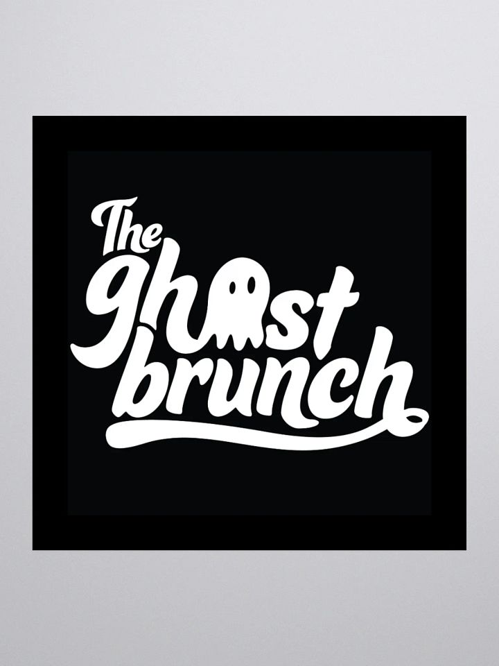 The Ghost Brunch 3"x3" sticker product image (1)