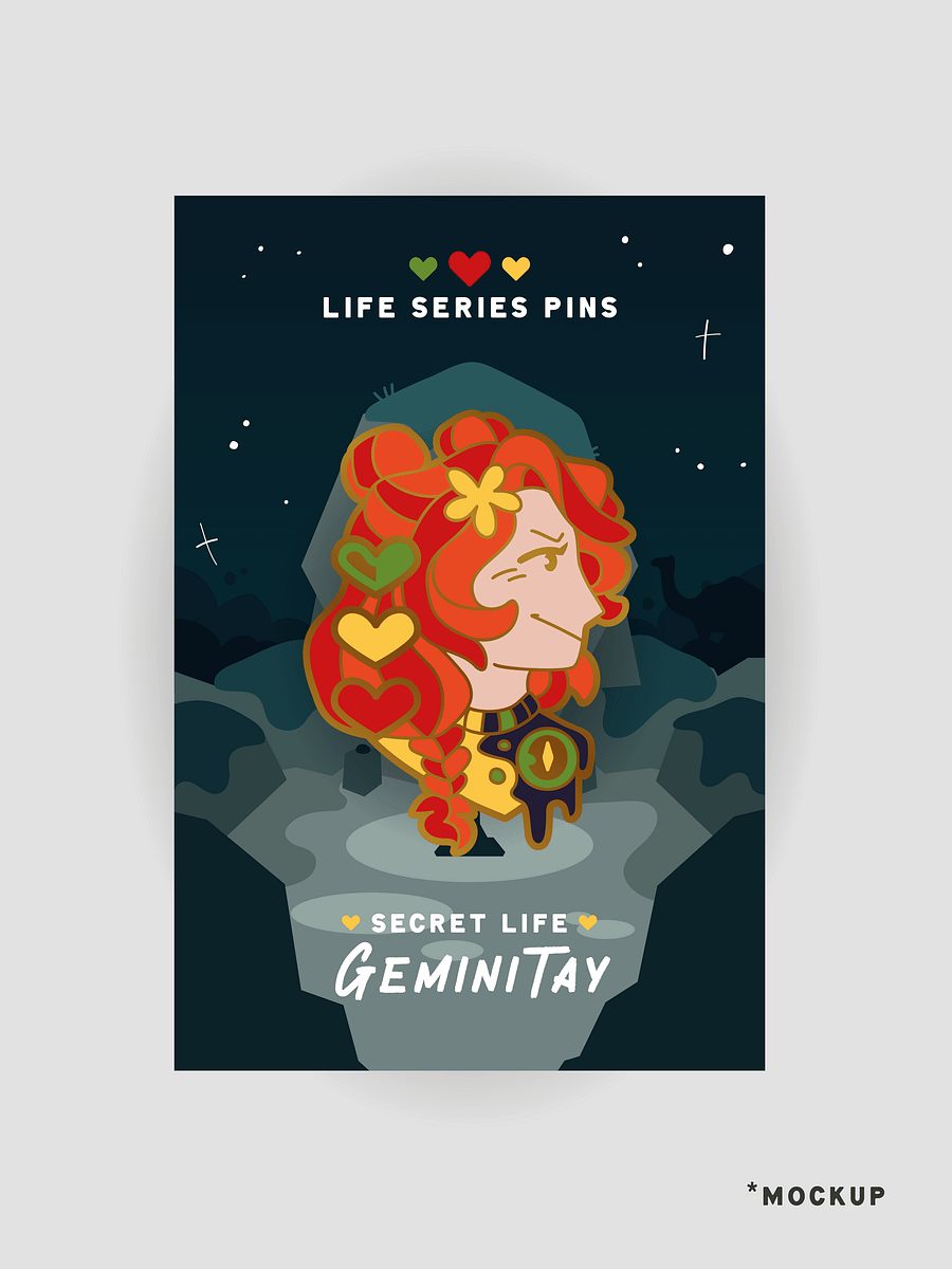 *PREORDER* GeminiTay - Hard Enamel Pin product image (1)