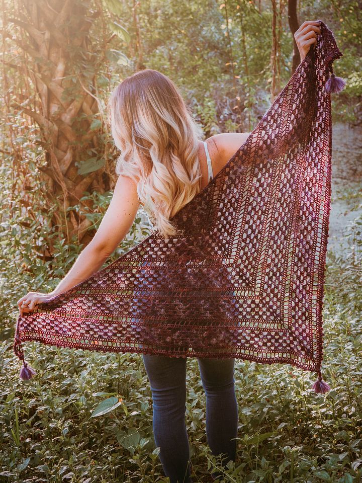 Picot Crochet Shawl Tutorial Video product image (1)