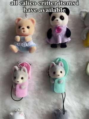 i love making these little calico critter keychains. theyre adorable #made4angelz #cuteaccessories #coquette #calicocritters #calicocritterstiktok #phonecases #phonecasecharm #phoneaccessories #keychainaccessories #keychains #calicocrittersset #animalaccessories 