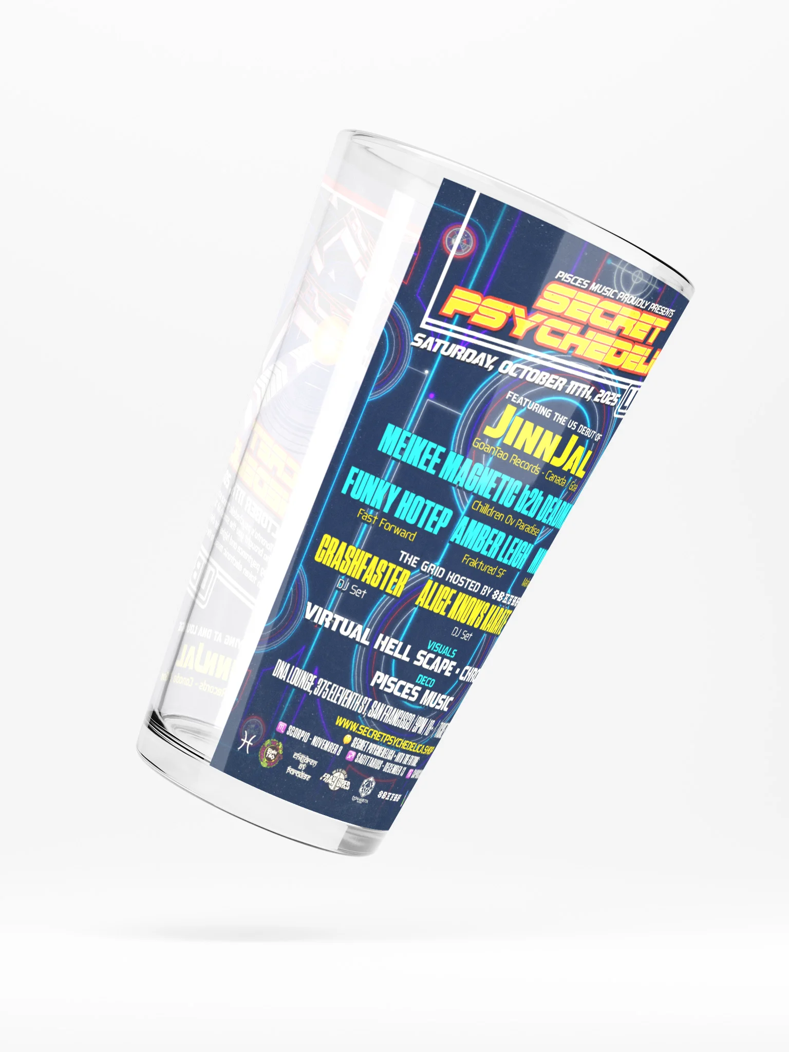 Libra 2025 Shaker Pint Glass product image (2)