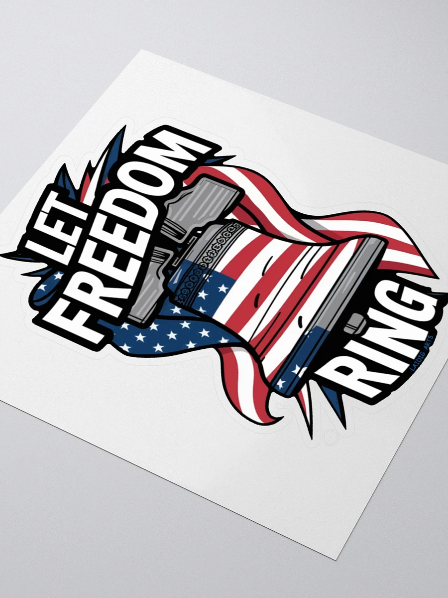 Let Freedom Ring Vinyl Sticker product image (8)