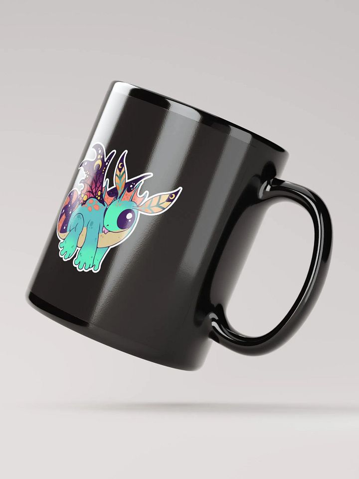 Fae Dragon - Black Glossy Mug product image (2)