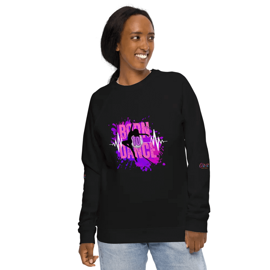 Energize Born to Dance Her Silhouette Organic Sweatshirt product image (5)