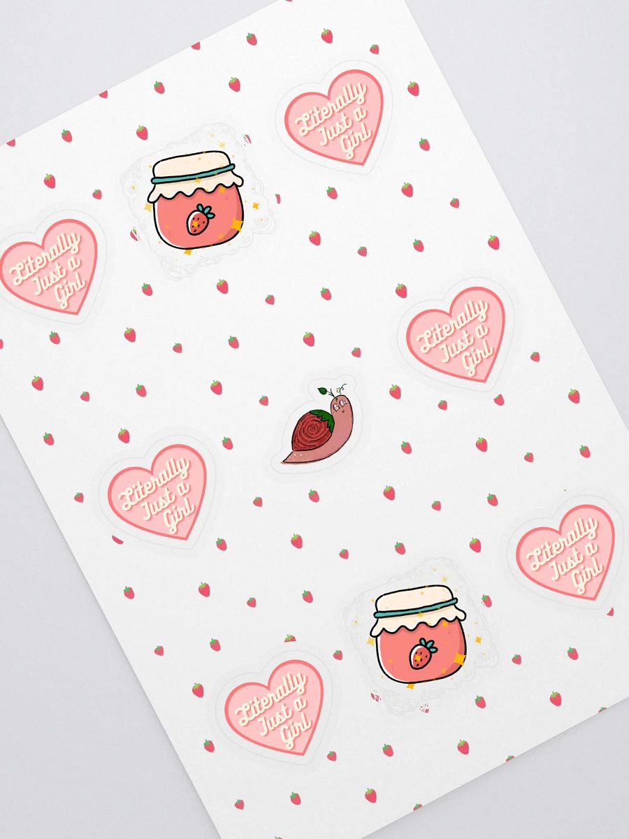 Just a Girl Sticker Sheet product image (1)