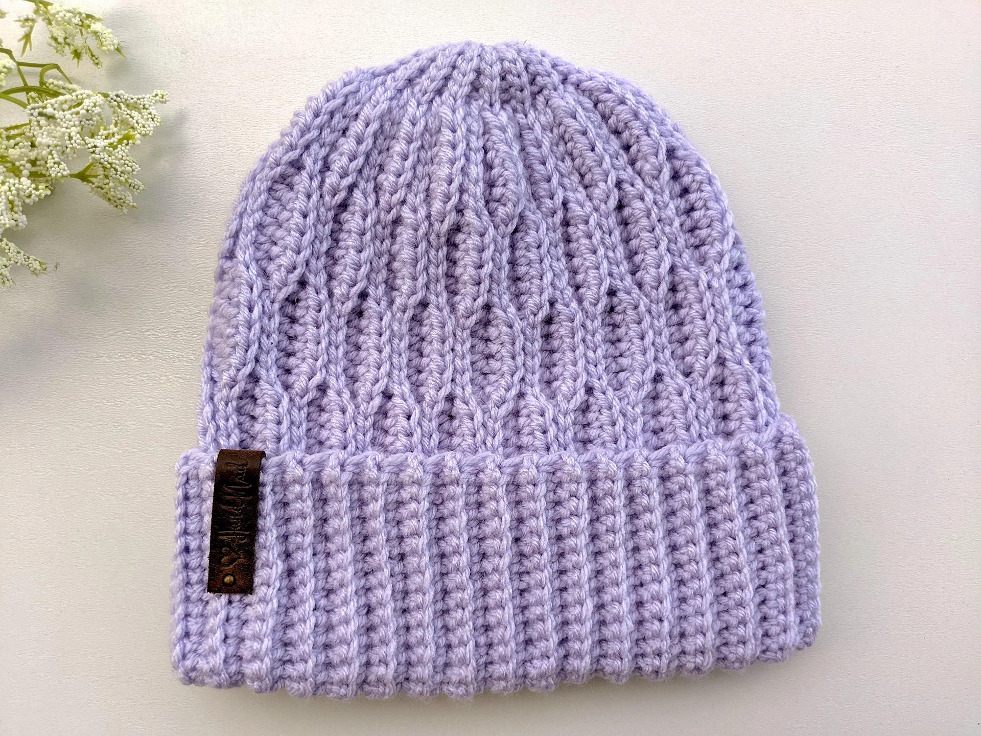 Crochet Ripple Hat Pattern for Women product image (8)
