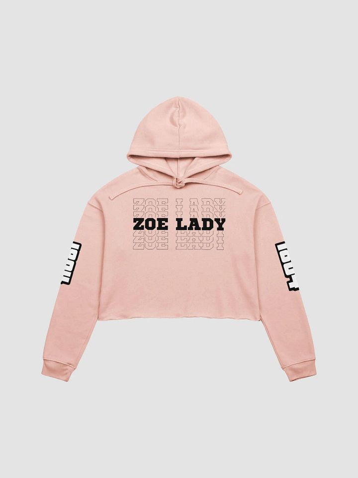 ZOE LADY CROP TOP HOODIE product image (1)