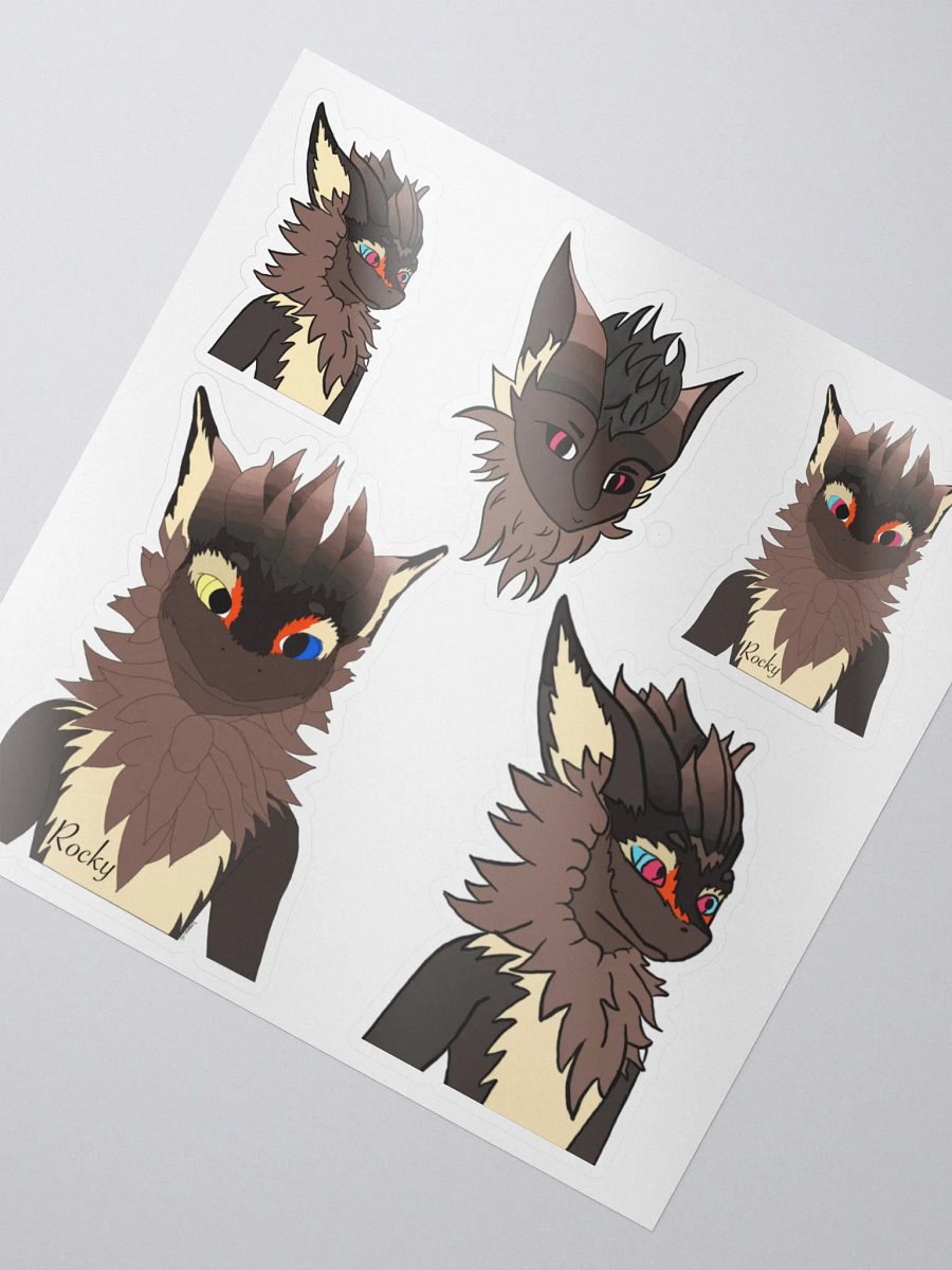 golden wolf Kiss Cut Stickers product image (2)