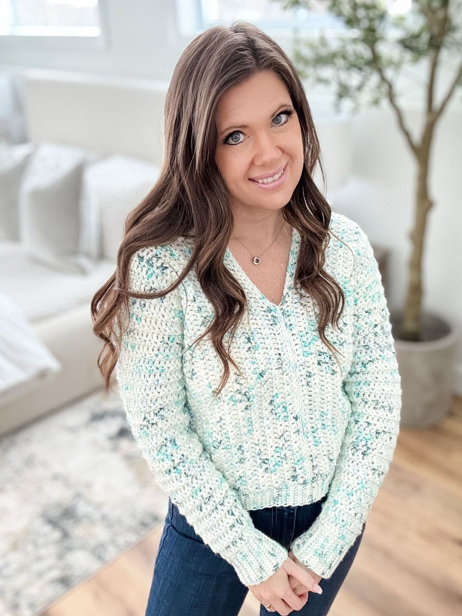 Snowy Season Sweater Crochet Pattern product image (5)