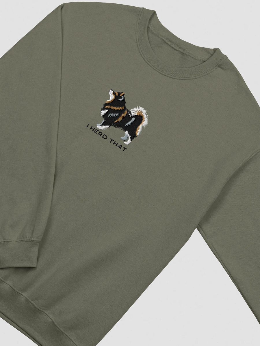 I Herd That Sweatshirt (Embroidered) of a Finnish Lapphund product image (9)
