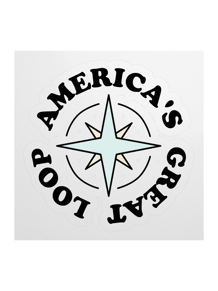 America’s Great Loop Compass Rose Sticker product image (1)