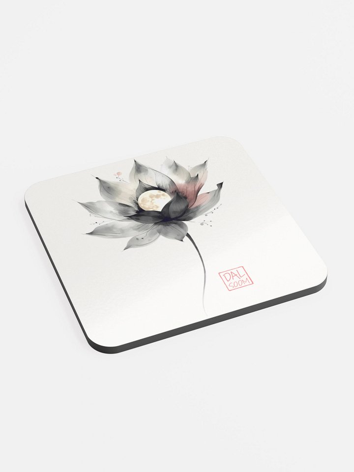 Moonlit Lotus Glossed Coaster product image (2)