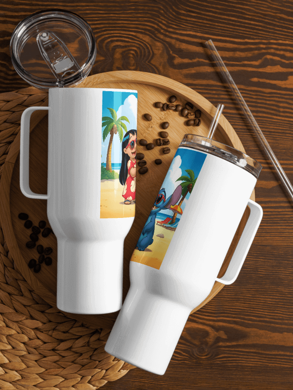 Travel Mug with a Handle Lilo & Stitch product image (9)