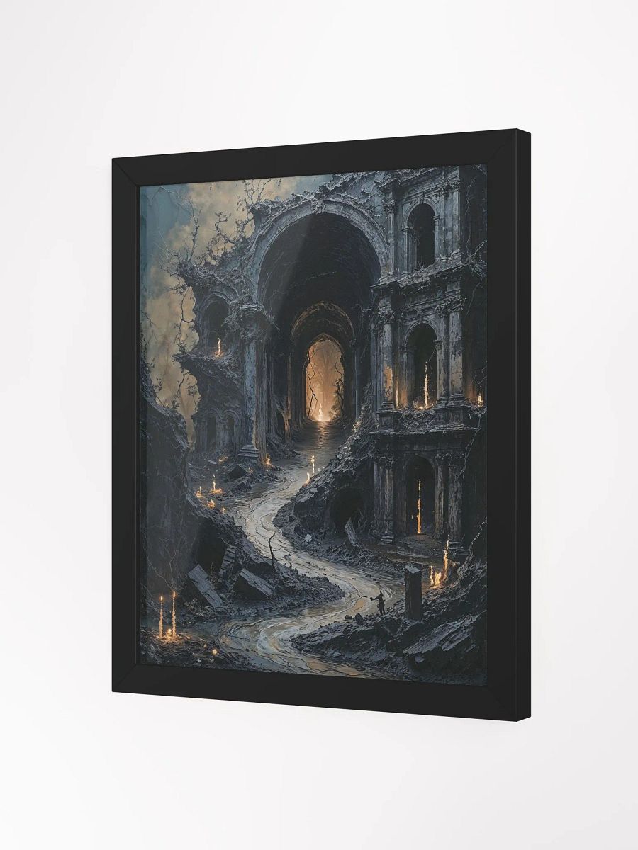 Dark Ruins Framed Print product image (10)