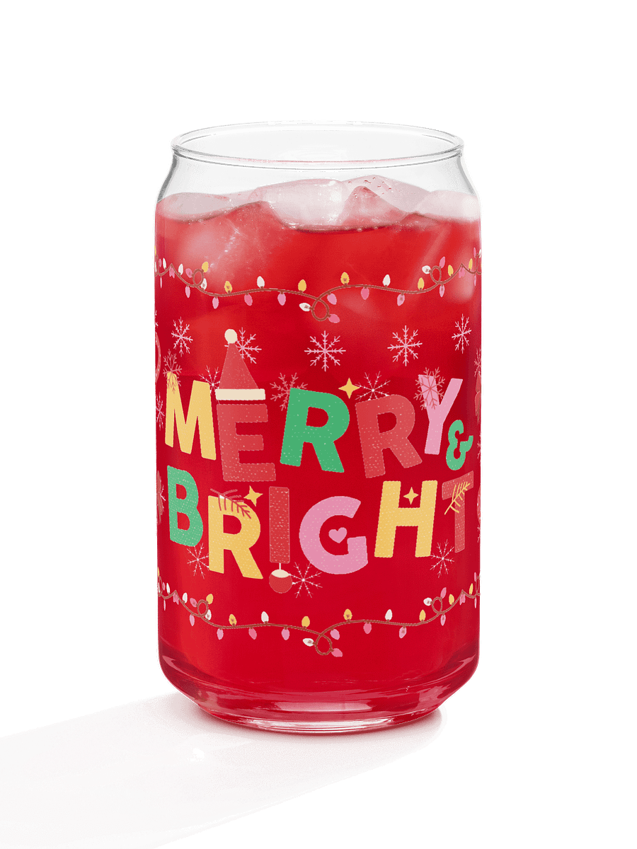 Merry & Bright Glass Tumbler product image (11)